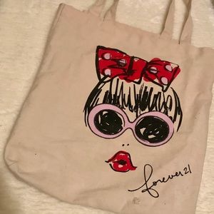 Cutie Face Canvas Bag